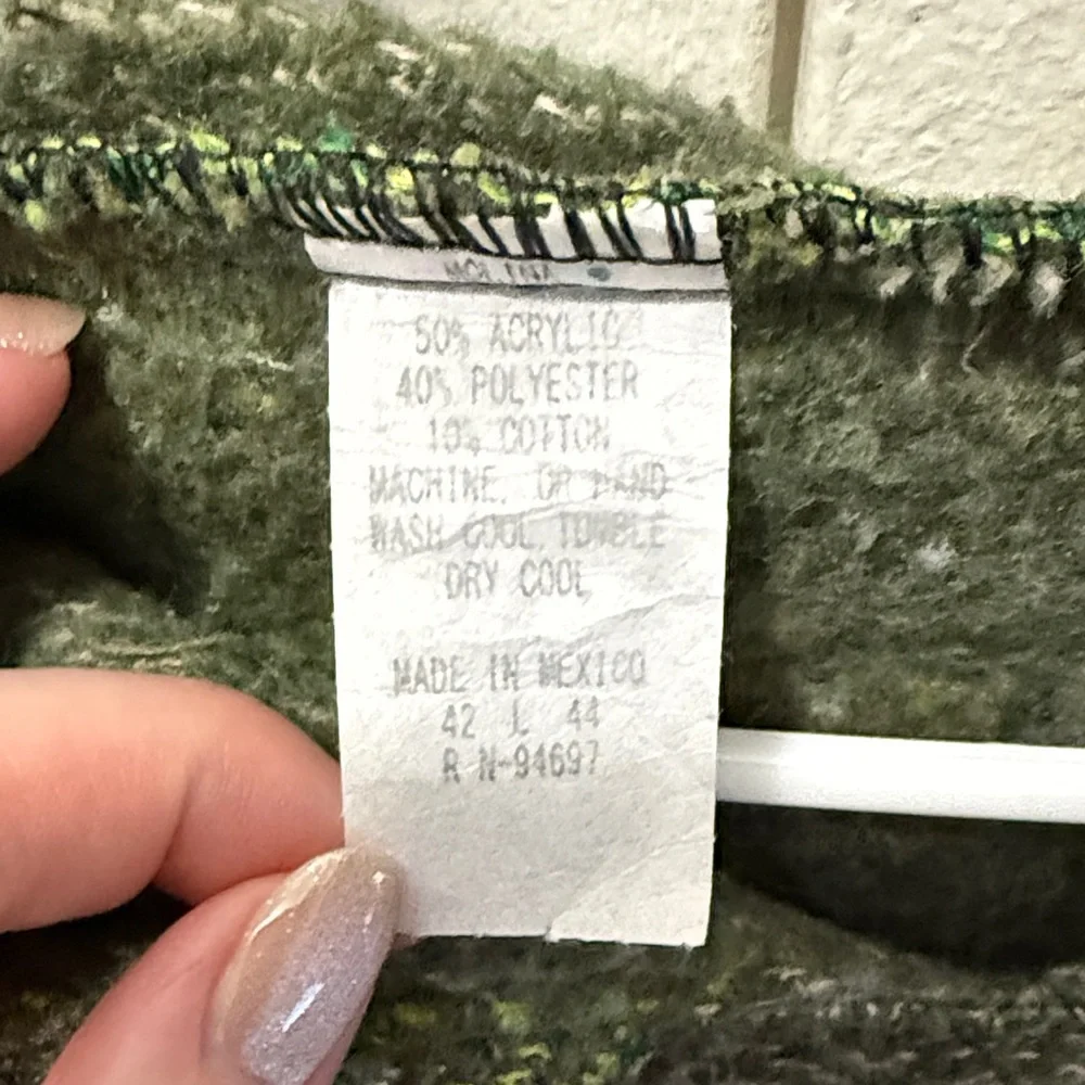 Men's Green Hooded Sweatshirt “Drug Rug” - Picture 6 of 9